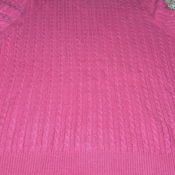 Charters Club 100% 2-PLY Cashmere Turtleneck Sweater Cable knit - Picture 5 of 5
